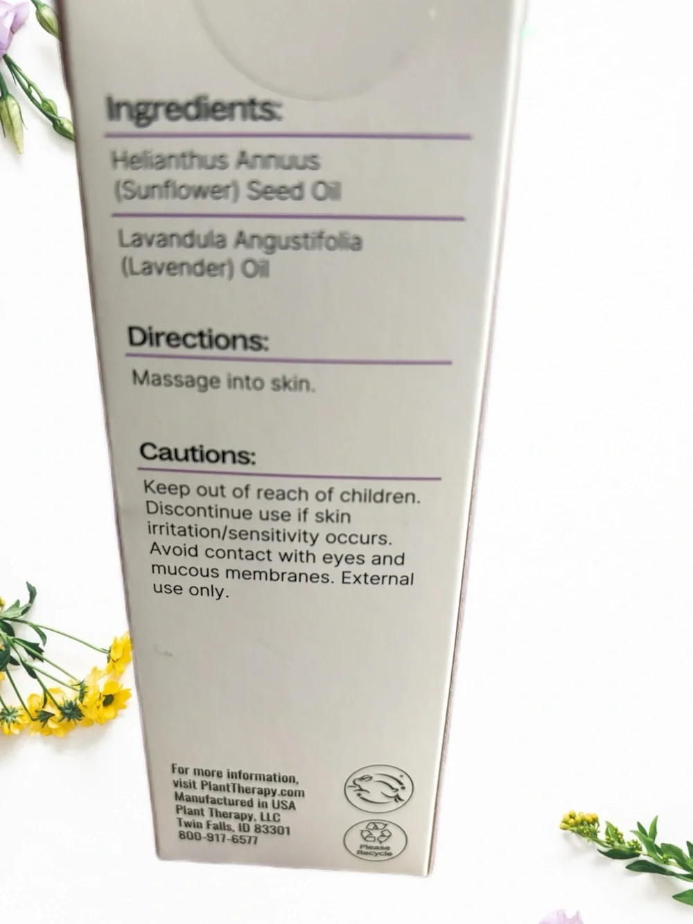 Plant Therapy Lavender Body Oil NIB